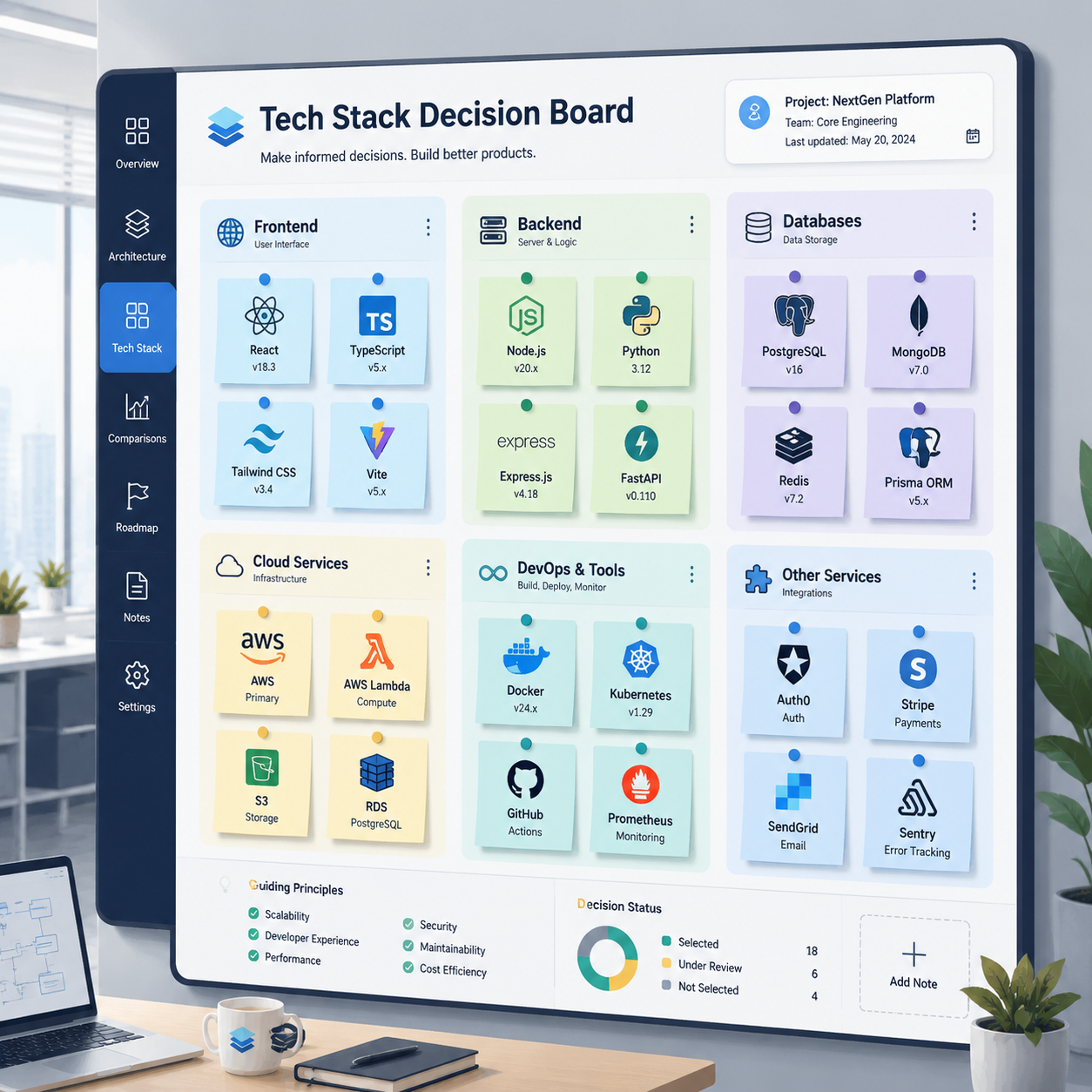 Tech-Stack-Entscheidungsgremium